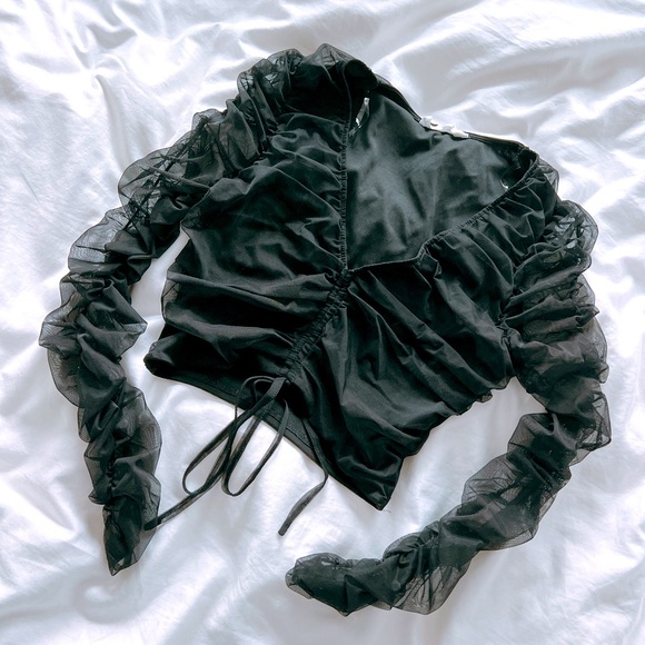 Black crop Top - Picture 1 of 3